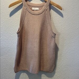 OAK + FORT Blush Knit Sweater